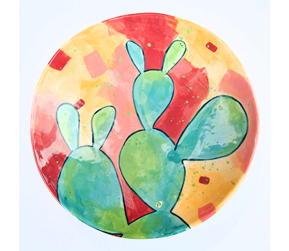 "Prickly Pear Platter" - Sara Gettys